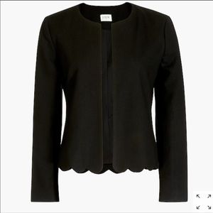 J Crew Scalloped Blazer